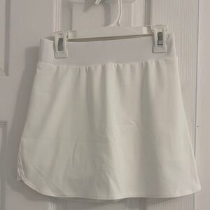 White skirt